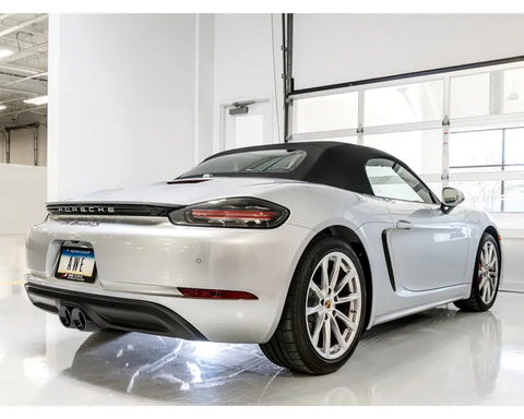 AWE Track Edition Exhaust for Porsche 718 Boxster / Cayman - Diamond Black Tips (3010-33048)