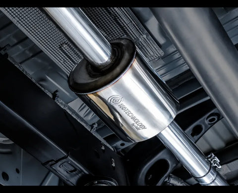 AWE 0FG Catback Dual Side Exit Exhaust for 4th Gen Silverado/Sierra 1500 5.3L (Flat Bumper) - Chrome Silver Tips (3015-22207)