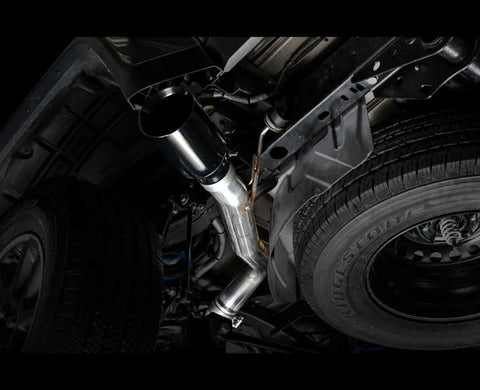 AWE Tread Edition Catback Single-Side Exhaust for Jeep JT 3.6L - Diamond Black Tip (3015-23103)