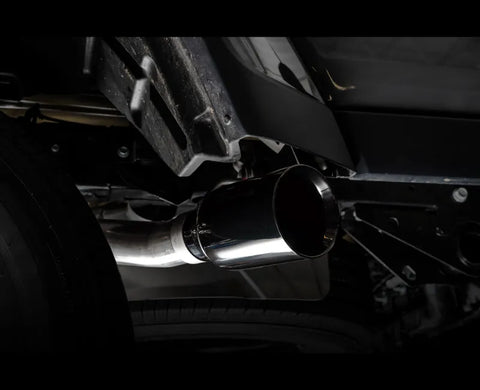 AWE Tread Edition Catback Single-Side Exhaust for Jeep JT 3.6L - Diamond Black Tip (3015-23103)