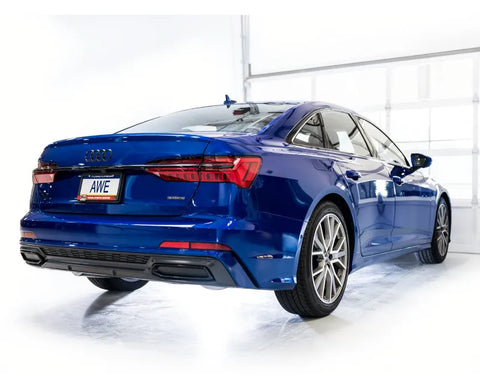 AWE Tuning Touring Edition Exhaust | 3" Diameter | No Tips for C8 Audi A6/A7 3.0T (3015-31003)