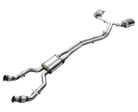 AWE Tuning Touring Edition Exhaust | 3" Diameter | No Tips for C8 Audi A6/A7 3.0T (3015-31003)