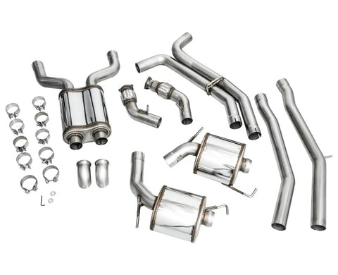 AWE Tuning Touring Edition Exhaust | 3" Diameter | No Tips for C8 Audi A6/A7 3.0T (3015-31003)