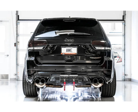 AWE Touring Edition Exhaust for Jeep Grand Cherokee SRT and Trackhawk - for use with stock tips (3015-31017)