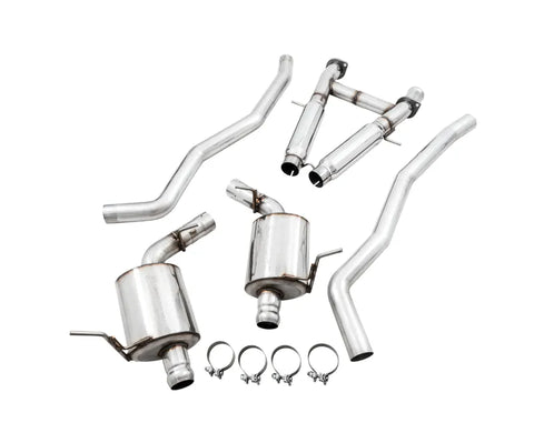 AWE Touring Edition Exhaust for Jeep Grand Cherokee SRT and Trackhawk - for use with stock tips (3015-31017)