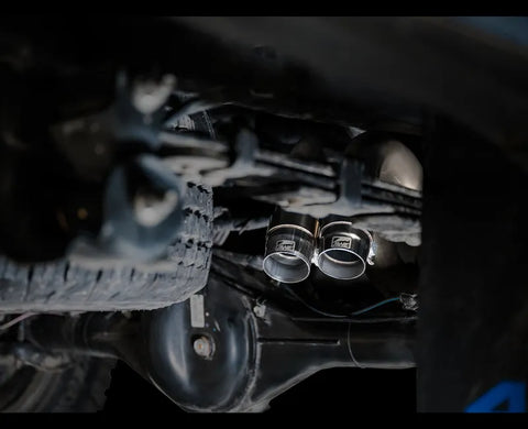 AWE 0FG Exhaust with BashGuard for 3rd Gen Tacoma - No Tips (3015-31826)