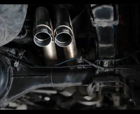 AWE 0FG Exhaust with BashGuard for 3rd Gen Tacoma - No Tips (3015-31826)