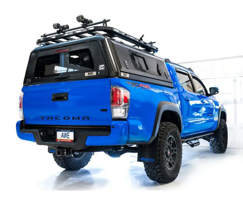 AWE 0FG Exhaust with BashGuard for 3rd Gen Tacoma - No Tips (3015-31826)