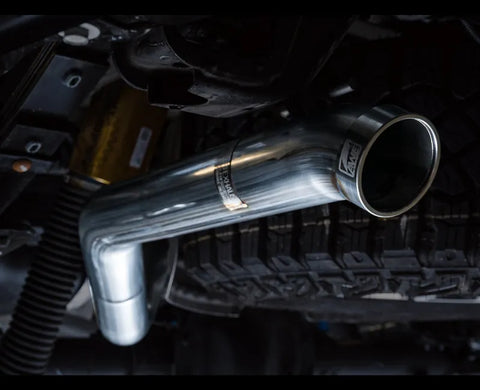 AWE 0FG Catback Exhaust for Silverado ZR2/Sierra AT4X - Dual Bashguard (no tips) (3015-31972)