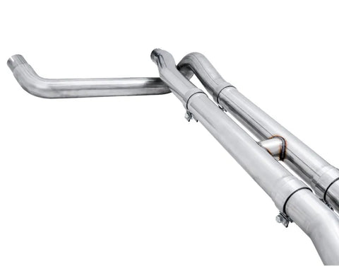 AWE 0FG Catback Exhaust for Silverado ZR2/Sierra AT4X - Dual Bashguard (no tips) (3015-31972)