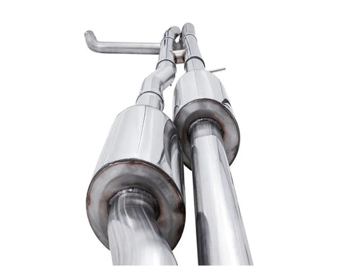 AWE 0FG Catback Exhaust for Silverado ZR2/Sierra AT4X - Dual Bashguard (no tips) (3015-31972)