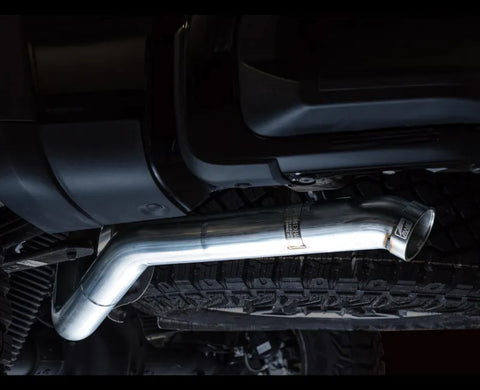 AWE 0FG Catback Exhaust for Silverado ZR2/Sierra AT4X - Dual Bashguard (no tips) (3015-31972)