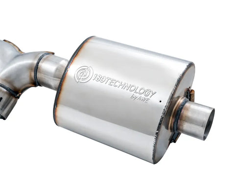 AWE Tread Edition Axleback Dual Exhaust for Jeep JL/JLU 3.6L/2.0T - Chrome Silver Tips (3015-32001)