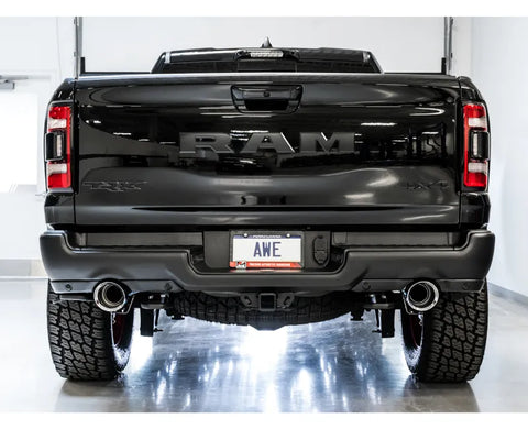 AWE 0FG Catback Exhaust for RAM TRX - Chrome Silver Tips (3015-32004)