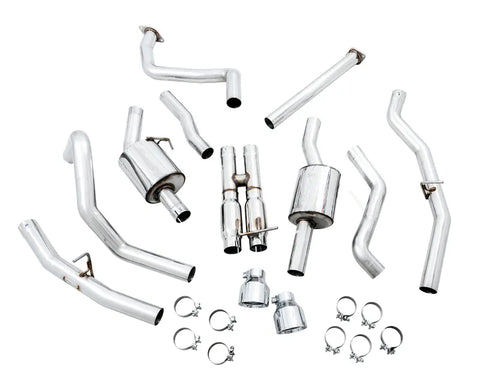 AWE 0FG Catback Exhaust for RAM TRX - Chrome Silver Tips (3015-32004)