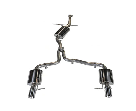 AWE Touring Edition Exhaust for B8.5 Allroad - Dual Outlet, Polished Silver Tips (3015-32016)