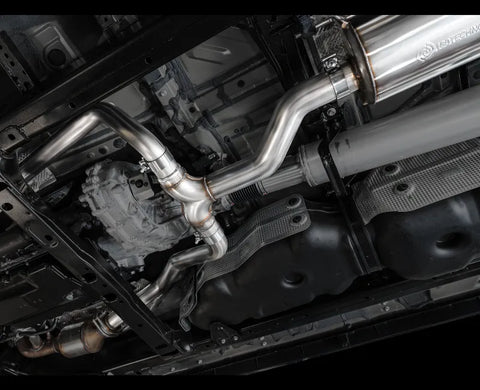 AWE 0FG Exhaust for 3rd Gen Toyota Tundra - Dual Chrome Silver Tips (3015-32063)