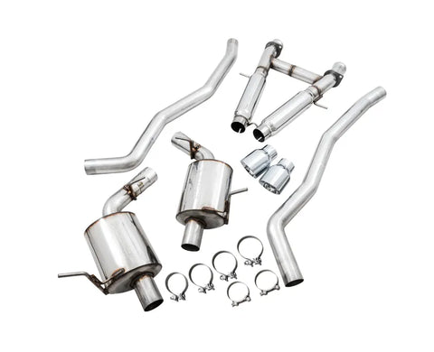 AWE Touring Edition Exhaust for Jeep Grand Cherokee SRT - Chrome Silver Tips (3015-32123)