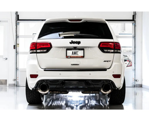 AWE Touring Edition Exhaust for Jeep Grand Cherokee SRT - Chrome Silver Tips (3015-32123)