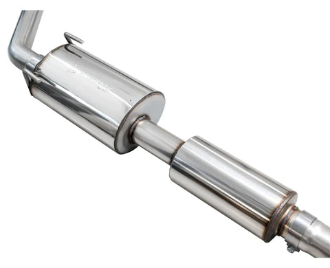AWE 0FG Exhaust for 4th Gen Toyota Tacoma - Dual Chrome Silver Tips (3015-32254)