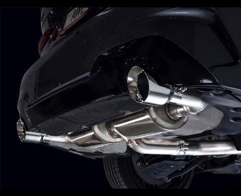 AWE Touring Edition Axleback Exhaust for BMW G2X 330i/430i - Chrome Silver (3015-32429)