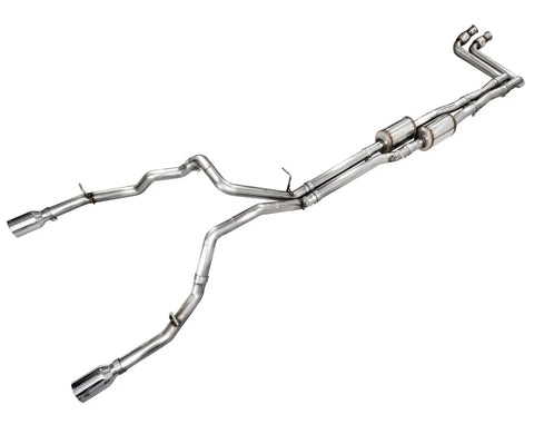 AWE 0FG Catback Exhaust for 2025+ RAM 1500 3.0TT Standard and High Output - Chrome Silver Tips (3015-32530)