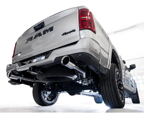 AWE 0FG Catback Exhaust for 2025+ RAM 1500 3.0TT Standard and High Output - Chrome Silver Tips (3015-32530)