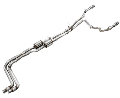 AWE 0FG Catback Exhaust for 2025+ RAM 1500 3.0TT Standard and High Output - Chrome Silver Tips (3015-32530)