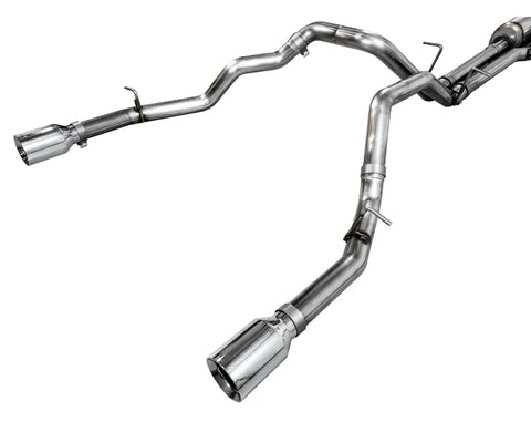 AWE 0FG Catback Exhaust for 2025+ RAM 1500 3.0TT Standard and High Output - Chrome Silver Tips (3015-32530)
