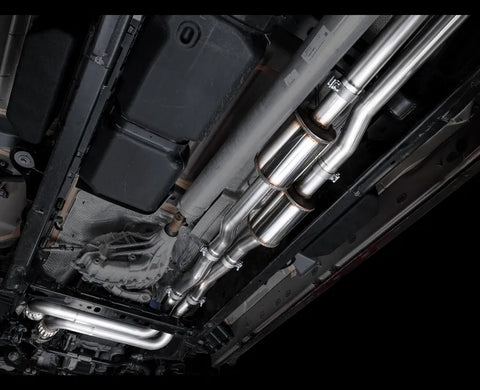 AWE 0FG Catback Exhaust for 2025+ RAM 1500 3.0TT Standard and High Output - Chrome Silver Tips (3015-32530)