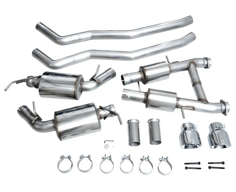 AWE Touring Edition Exhaust for Dodge Durango 3.6 / 5.7 - Chrome Silver Tips (3015-32575)