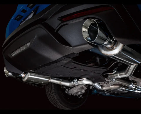 AWE Touring Edition Exhaust for S650 Ford Mustang GT Fastback - Dual Chrome Silver Tips (3015-32650)