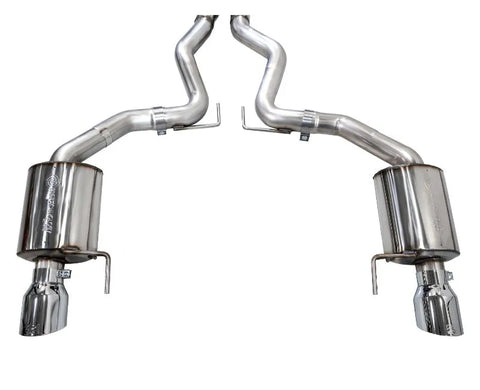 AWE Touring Edition Exhaust for S650 Ford Mustang GT Fastback - Dual Chrome Silver Tips (3015-32650)