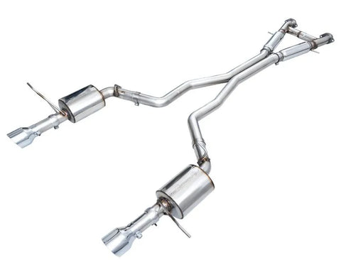 AWE Touring Edition Exhaust for Dodge Durango 6.4 / 6.2 SC - Chrome Silver Tips (3015-32952)