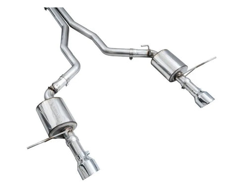 AWE Touring Edition Exhaust for Dodge Durango 6.4 / 6.2 SC - Chrome Silver Tips (3015-32952)