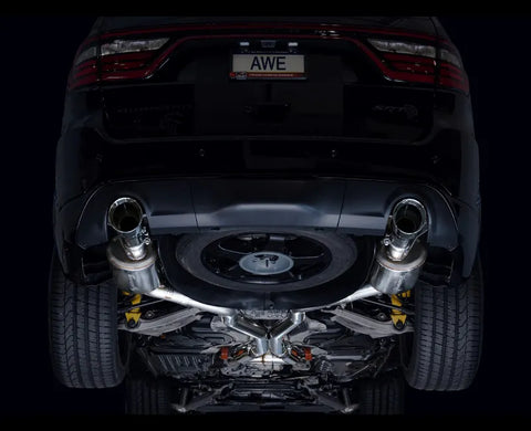 AWE Touring Edition Exhaust for Dodge Durango 6.4 / 6.2 SC - Chrome Silver Tips (3015-32952)