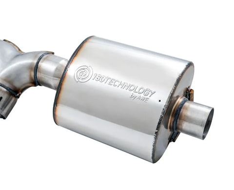 AWE Tread Edition Axleback Dual Exhaust for Jeep JL/JLU 3.6L/2.0T - Diamond Black Tips (3015-33001)