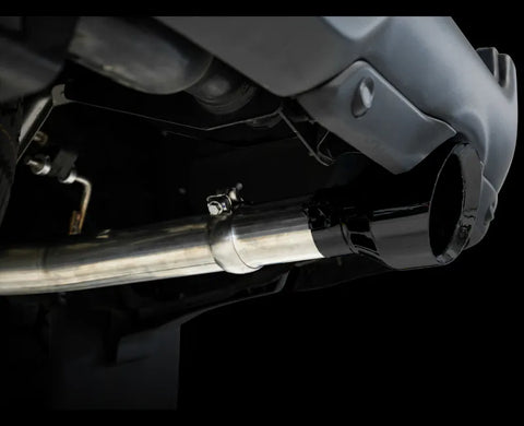 AWE 0FG Dual Rear Exit Catback Exhaust for 4th Gen RAM 1500 5.7L (with bumper cutouts) - Diamond Black Tips (3015-33004)