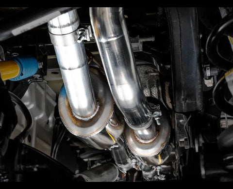 AWE 0FG Catback Exhaust for RAM TRX - Diamond Black Tips (3015-33005)