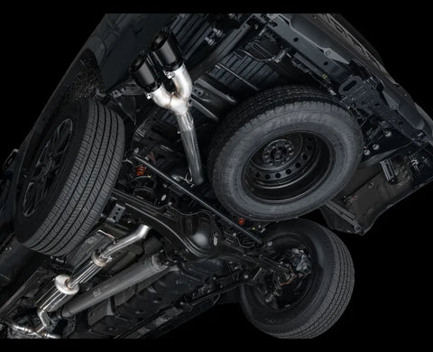 AWE 0FG Exhaust for 3rd Gen Toyota Tundra - Dual Diamond Black Tips (3015-33063)