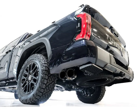 AWE 0FG Exhaust for 3rd Gen Toyota Tundra - Dual Diamond Black Tips (3015-33063)