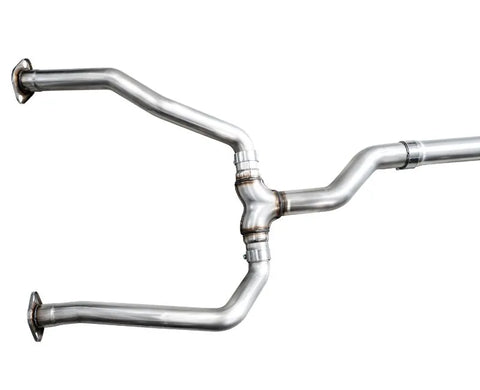 AWE 0FG Exhaust for 3rd Gen Toyota Tundra - Dual Diamond Black Tips (3015-33063)
