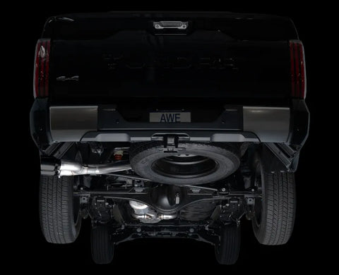 AWE 0FG Exhaust for 3rd Gen Toyota Tundra - Dual Diamond Black Tips (3015-33063)