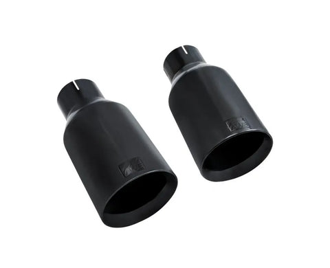 AWE Trail-to-Tread Conversion Kit (Dual Exhaust) for Jeep JT 3.6L - Diamond Black Tips (3015-33065)