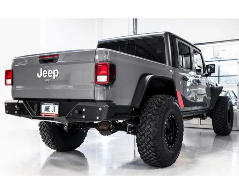 AWE Tread Edition Catback Dual Exhaust for Jeep JT 3.6L - Diamond Black Tips (3015-33101)