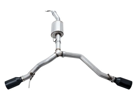 AWE Tread Edition Catback Dual Exhaust for Jeep JT 3.6L - Diamond Black Tips (3015-33101)