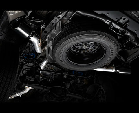 AWE Tread Edition Catback Dual Exhaust for Jeep JT 3.6L - Diamond Black Tips (3015-33101)