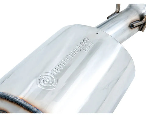 AWE 0FG Dual Rear Exit Catback Exhaust for 4th Gen RAM 1500 5.7L (without bumper cutouts) - Diamond Black Tips (3015-33104)