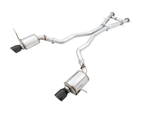 AWE Touring Edition Exhaust for Jeep Grand Cherokee SRT - Diamond Black Tips (3015-33121)