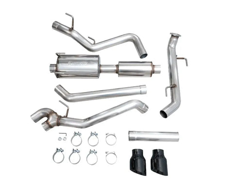 AWE 0FG Exhaust for 4th Gen Toyota Tacoma - Dual Diamond Black Tips (3015-33254)